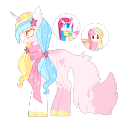 Size: 1583x1583 | Tagged: safe, artist:lilywolfpie, artist:lilywolfpie-yt, imported from derpibooru, oc, oc only, pony, unicorn, fusion, simple background, transparent background