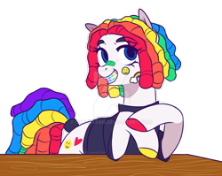 Size: 1024x817 | Tagged: safe, artist:lynesssan, imported from derpibooru, earth pony, pony, clothes, dreadlocks, female, mare, shirt, simple background, solo, transparent background