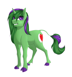 Size: 1000x1069 | Tagged: safe, artist:schokocream, imported from derpibooru, oc, oc only, classical unicorn, pony, unicorn, cloven hooves, grin, horn, leonine tail, simple background, smiling, solo, transparent background, unicorn oc, unshorn fetlocks