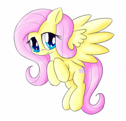 Size: 1501x1437 | Tagged: safe, artist:shadowhawx, artist:shadowhawx95, imported from derpibooru, fluttershy, pegasus, pony, flying, looking at you, smiling, solo, spread wings, wings