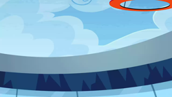 Size: 1280x727 | Tagged: safe, imported from derpibooru, screencap, equestria games (episode), background, cloud, day, jewelry, no pony, ring, scenic ponyville, sky, stadium