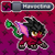 Size: 1024x1024 | Tagged: safe, artist:tony yotes, artist:yotes games, artist:yotesmark, imported from derpibooru, oc, oc:havoctina, demon, demon pony, pegasus, pony, battle gem ponies, devil, eeveelution, hazbin hotel, pixel art, pokémon, ponymon, rebel, solo, tough