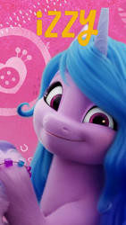 Size: 608x1080 | Tagged: safe, imported from derpibooru, screencap, izzy moonbow, pony, cute, g5, izzybetes, looking at you, smiling, solo