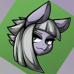 Size: 1764x1764 | Tagged: safe, artist:kyouman1010, imported from derpibooru, limestone pie, pony, bust, portrait, smiling, solo, when she smiles