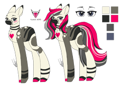 Size: 2599x1819 | Tagged: safe, artist:inspiredpixels, imported from derpibooru, oc, oc only, pony, coat markings, reference sheet, standing