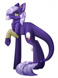 Size: 1530x2069 | Tagged: safe, artist:inspiredpixels, imported from derpibooru, oc, oc only, pony, bandage, leonine tail, raised hoof, simple background, solo, transparent background