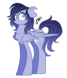 Size: 1000x1160 | Tagged: safe, artist:gallantserver, imported from derpibooru, oc, oc only, oc:sweet quasar, pegasus, pony, female, mare, parents:lunaderp, simple background, solo, transparent background