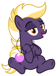 Size: 4441x6000 | Tagged: safe, alternate version, artist:estories, imported from derpibooru, oc, oc only, oc:wildheart, earth pony, pony, absurd resolution, christmas ball, female, mare, solo