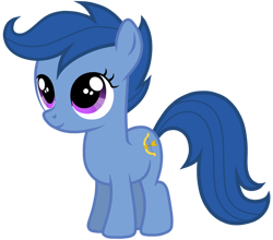 Size: 954x838 | Tagged: safe, artist:xdaylight12, imported from derpibooru, archer (character), scootablue, earth pony, pony, female, filly, simple background, smiling, solo, transparent background, vector