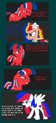 Size: 1652x3629 | Tagged: safe, artist:scoutimusprime, imported from derpibooru, oc, oc:pearl shine, pony, comic, nation ponies, north korea, philippines, ponified, south korea