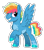 Size: 1515x1724 | Tagged: safe, artist:moccabliss, imported from derpibooru, oc, oc only, oc:sunny side up, pegasus, pony, base used, male, offspring, parent:rainbow dash, parent:soarin', parents:soarindash, solo, stallion