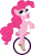 Size: 2460x3157 | Tagged: safe, artist:mrfoxington, imported from derpibooru, pinkie pie, earth pony, pony, anatomically incorrect, high res, incorrect leg anatomy, simple background, solo, transparent background, unicycle