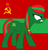 Size: 767x797 | Tagged: safe, artist:angelovalouva, imported from derpibooru, earth pony, pony, communism, hammer and sickle, moldova, nation ponies, needs more saturation, ponified, ponified flag, transnistria