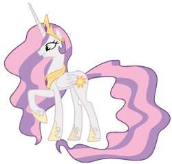 Size: 900x855 | Tagged: safe, artist:blah23z, imported from derpibooru, princess celestia, sweetie belle, alicorn, pony, female, mare, palette swap, race swap, recolor, simple background, solo, transparent background, vector