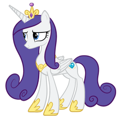 Size: 1600x1600 | Tagged: safe, artist:blah23z, edit, imported from derpibooru, princess cadance, rarity, alicorn, pony, unicorn, female, mare, palette swap, recolor, simple background, solo, transparent background, vector