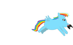 Size: 1280x800 | Tagged: safe, artist:basinator, imported from derpibooru, rainbow dash, pony, 1000 hours in ms paint, ms paint, simple, solo, wip