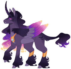 Size: 1920x1873 | Tagged: safe, artist:sleepy-nova, imported from derpibooru, oc, oc only, alicorn, pony, male, offspring, parent:king sombra, parent:twilight sparkle, parents:twibra, simple background, solo, stallion, transparent background