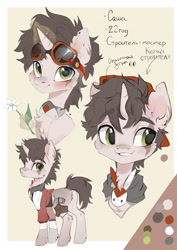 Size: 2894x4093 | Tagged: safe, artist:sofiko-ko, imported from derpibooru, oc, oc only, pony, unicorn, cyrillic, reference sheet, russian, solo