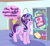 Size: 3816x3486 | Tagged: safe, artist:graphenescloset, imported from derpibooru, starlight glimmer, pony, unicorn, series:starlight and trixie magic gain drive, book, female, high res, imminent weight gain, incentive drive, magic, mare, solo, this will end in weight gain, weight gain sequence