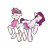 Size: 3000x3000 | Tagged: safe, artist:galaxiedream, artist:ichiban-iceychan1517, artist:icicle-wicicle-1517, color edit, edit, imported from derpibooru, pipp petals, zipp storm, pegasus, pony, adorapipp, adorazipp, blushing, choker, clothes, collaboration, colored, cute, duo, ear piercing, earring, female, g5, high res, jacket, jewelry, mare, open mouth, pants, piercing, raised hoof, royal sisters (g5), siblings, simple background, sisters, sweat, sweatdrop, sweatpants, tanktop, transparent background, unshorn fetlocks