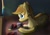 Size: 4096x2892 | Tagged: safe, artist:db, imported from derpibooru, oc, oc only, oc:buttercup, pegasus, pony, drinking, solo, television