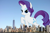 Size: 1600x1067 | Tagged: safe, artist:andoanimalia, artist:thegiantponyfan, imported from derpibooru, rarity, pony, unicorn, female, giant pony, giant unicorn, giantess, highrise ponies, irl, macro, manhattan, mare, mega giant, mega rarity, new york, new york city, photo, ponies in real life