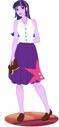 Size: 1400x3000 | Tagged: safe, artist:darthlena, imported from derpibooru, twilight sparkle, human, equestria girls, arm behind back, book, female, high res, humanized, simple background, solo, transparent background