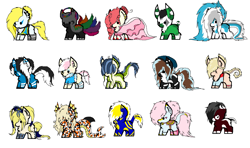 Size: 1183x700 | Tagged: safe, artist:beamybutt, imported from derpibooru, oc, oc only, earth pony, pony, base used, clothes, earth pony oc, simple background, white background