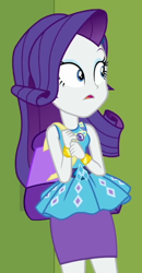 Size: 310x597 | Tagged: safe, imported from derpibooru, screencap, rarity, equestria girls, equestria girls series, fomo, spoiler:eqg series (season 2), cropped, rarity peplum dress, solo