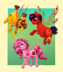 Size: 735x839 | Tagged: safe, artist:dragonae, imported from derpibooru, fairy, fairy pony, original species, pony, fairy wings, mia, mia and me, mia marconi, mo, ponified, prince mo, wings, yuko