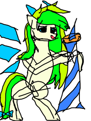 Size: 3000x4000 | Tagged: safe, artist:yuehring, imported from derpibooru, oc, oc only, oc:tea fairy, pony, 1000 hours in ms paint, canton tower, guangzhou, macro