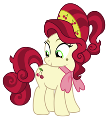 Size: 3231x3645 | Tagged: safe, artist:third uncle, artist:three uncle, imported from derpibooru, cherry jubilee, earth pony, pony, party pooped, female, high res, mare, neckerchief, simple background, solo, transparent background, vector