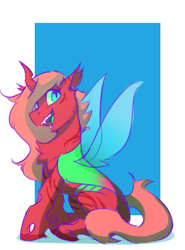 Size: 767x1037 | Tagged: safe, artist:anticular, imported from derpibooru, oc, oc only, oc:red, changeling, changeling oc, solo