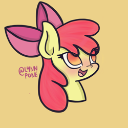 Size: 2048x2048 | Tagged: safe, artist:lynnpone, imported from derpibooru, apple bloom, scootaloo, sweetie belle, earth pony, pony, cutie mark crusaders, high res, solo