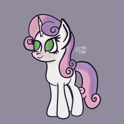 Size: 2048x2048 | Tagged: safe, artist:lynnpone, imported from derpibooru, apple bloom, scootaloo, sweetie belle, pony, unicorn, cutie mark crusaders, high res, solo