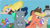 Size: 1024x576 | Tagged: safe, artist:kaykeyser, imported from derpibooru, applejack, annie bramley, crossover, duck tales 2017, ducktales 2017, it's pony, star butterfly, star vs the forces of evil, sylvia, sylvia (wander over yonder), wander (wander over yonder), wander over yonder, webby vanderquack