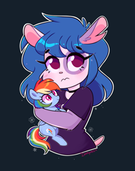 Size: 1500x1900 | Tagged: safe, artist:darkynez, imported from derpibooru, rainbow dash, oc, anthro, cute, dashabetes, furry, furry oc, plushie