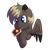 Size: 500x500 | Tagged: safe, artist:exobass, imported from derpibooru, oc, oc only, oc:bananaevolution, pegasus, pony, feathered wings, food, male, nom, pegasus oc, poptart, simple background, solo, spread wings, stallion, transparent background, wings