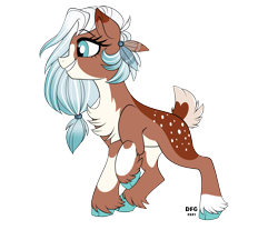 Size: 3250x2690 | Tagged: safe, artist:dragonfoxgirl, imported from derpibooru, oc, oc only, oc:faline, deer, deer pony, original species, cloven hooves, deer oc, high res, simple background, solo, transparent background