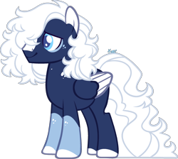 Size: 2300x2057 | Tagged: safe, artist:kurosawakuro, imported from derpibooru, oc, oc only, pegasus, pony, base used, high res, male, offspring, parent:double diamond, parent:night glider, parents:nightdiamond, simple background, solo, stallion, transparent background, two toned wings, wings