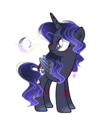 Size: 1076x1256 | Tagged: safe, artist:moonnightshadow-mlp, imported from derpibooru, oc, oc only, oc:mythical moon, alicorn, pony, base used, female, mare, offspring, parent:king sombra, parent:princess luna, parents:lumbra, simple background, solo, transparent background