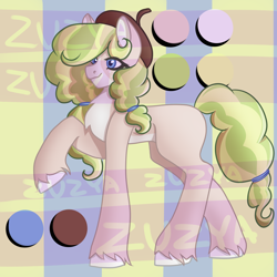 Size: 4500x4500 | Tagged: safe, artist:zuzya, imported from derpibooru, oc, oc only, earth pony, pony, adoptable, solo, watermark