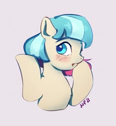 Size: 973x1059 | Tagged: safe, artist:drafthoof, imported from derpibooru, coco pommel, earth pony, pony, bust, solo