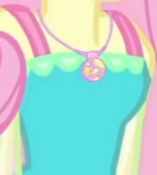 Size: 1920x2140 | Tagged: safe, imported from derpibooru, screencap, fluttershy, equestria girls, equestria girls series, forgotten friendship, boobshot, breasts, busty fluttershy, cropped, female, geode of fauna, jewelry, magical geodes, necklace, pictures of chests, solo