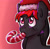 Size: 1280x1245 | Tagged: safe, artist:0blackster, artist:ranillopa, imported from derpibooru, oc, oc only, earth pony, pony, candy, candy cane, christmas, commission, digital art, eating, food, hat, holiday, male, santa hat, simple background, solo, stallion, tail