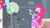 Size: 3410x1920 | Tagged: safe, imported from derpibooru, screencap, pinkie pie, equestria girls, equestria girls (movie), balloon, blowing up balloons, clothes, confetti, cutie mark, cutie mark on clothes, eyes closed, female, open mouth