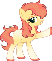 Size: 2098x2455 | Tagged: safe, artist:kurosawakuro, imported from derpibooru, oc, oc only, earth pony, pony, base used, female, high res, mare, offspring, parent:feather bangs, parent:roseluck, simple background, solo, transparent background