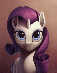 Size: 1320x1672 | Tagged: safe, alternate version, artist:ivg89, imported from derpibooru, rarity, pony, unicorn, female, looking at you, mare, revised, solo