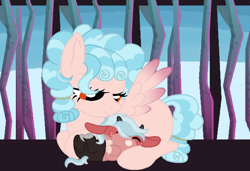 Size: 712x488 | Tagged: safe, artist:starburst758, imported from derpibooru, cozy glow, oc, oc:rook, baby, baby centaur, colt, female, grimdark source, male, mare, mother and child, mother and son, offspring, older, older cozy glow, parent:cozy glow, parent:lord tirek, parents:cozirek, story in the source, tartarus, the implications are horrible