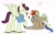 Size: 2560x1591 | Tagged: safe, artist:pledus, imported from derpibooru, applejack, donut joe, rainbow dash, soarin', oc, oc:quick coffee, oc:zap-apple jam, alicorn, earth pony, pegasus, pony, unicorn, alicorn oc, applejack's hat, blushing, clothes, commissioner:bigonionbean, cowboy hat, cutie mark, duo, eyes closed, female, food, freckles, fusion, fusion:donut joe, fusion:quick coffee, fusion:rainbow dash, fusion:soarin', fusion:zap-apple jam, hat, horn, hot, ice cream, ice cream cone, levitation, magic, male, mare, melting, not an alicorn, parent:applejack, parent:rainbow dash, shade, shadow, shirt, stallion, stetson, summer, sun, sweat, sweating bullets, sweating profusely, telekinesis, wings, writer:bigonionbean